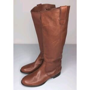 Madewell 1937 Women’s Brown Archive Leather Riding Boots Size US 5
